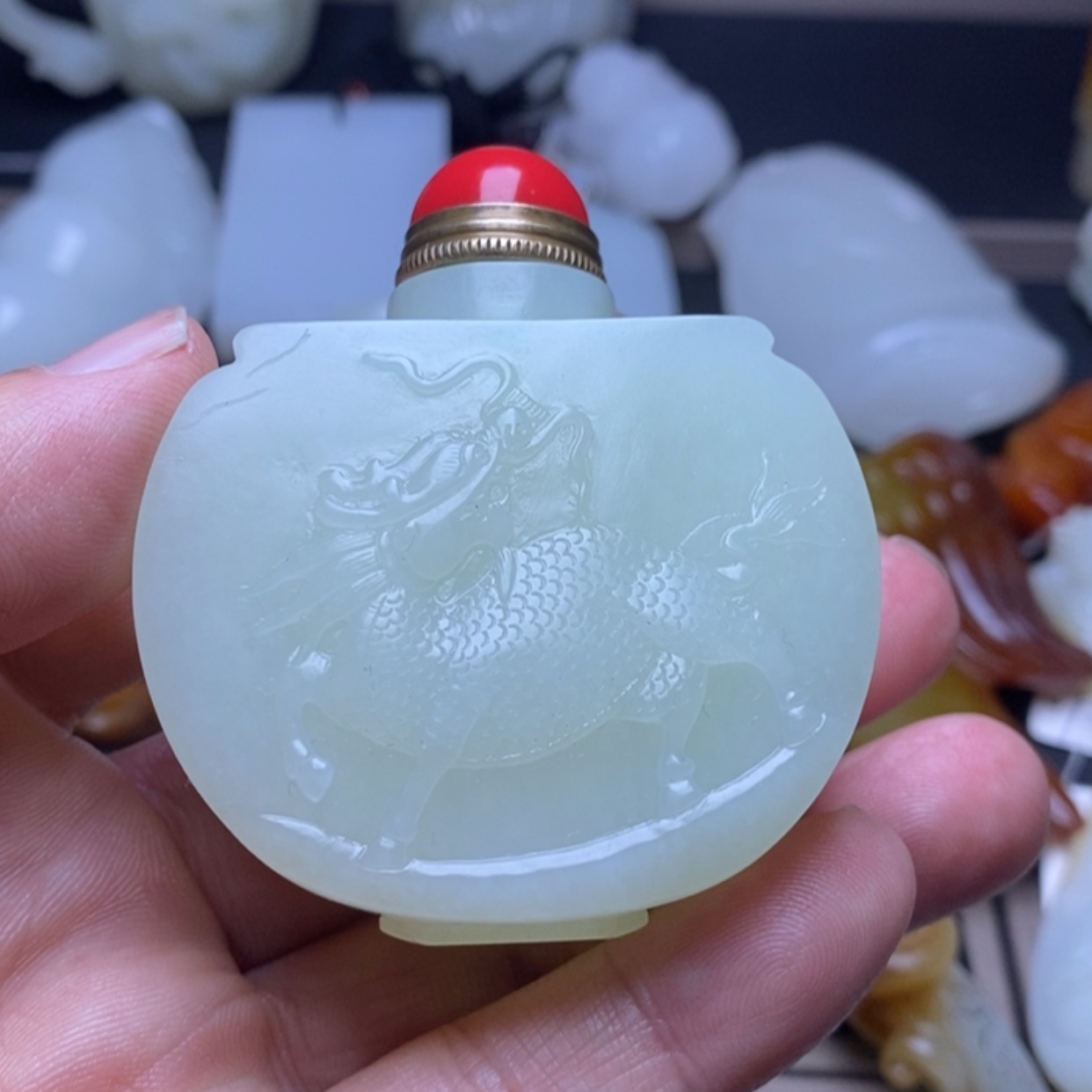 【闪购商品】和田玉（糖玉）颈饰未镶嵌小*宗