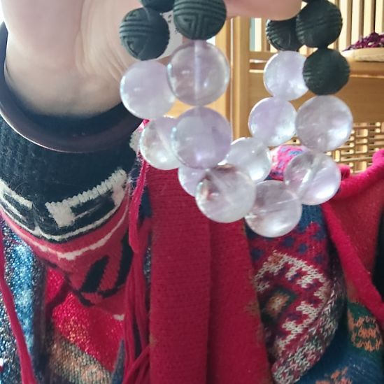 紫水龙先1.5 手工串珠 闻香