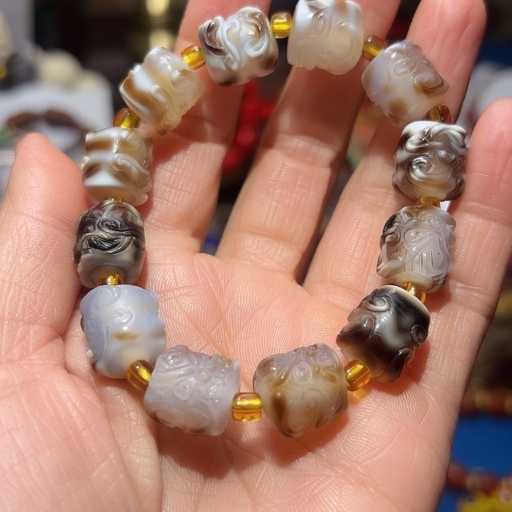 吊坠白玉菩提圆梦