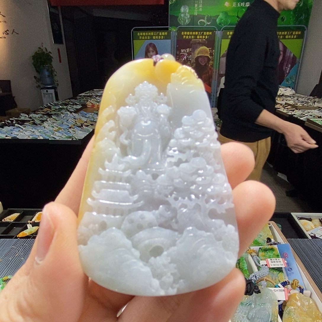 颈饰未镶嵌翡翠翡翠