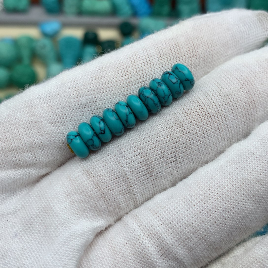 高瓷绿色网花隔片卡6.6