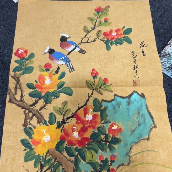 尚谷谷里年画作品画