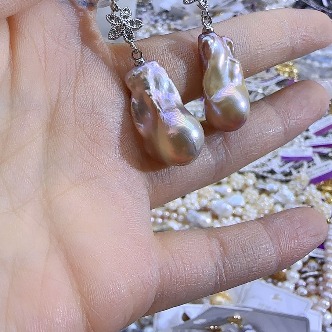 银S925镶嵌349淡水珍珠