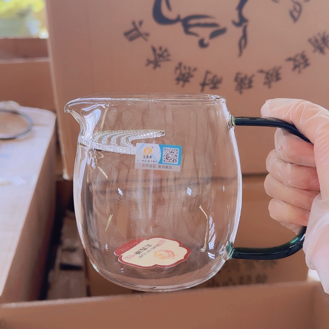 高硼硅玻璃茶水分离L82 湖绿