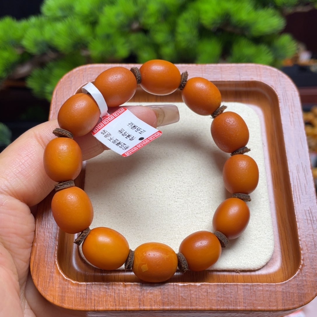未镶嵌蜜蜡手链手串