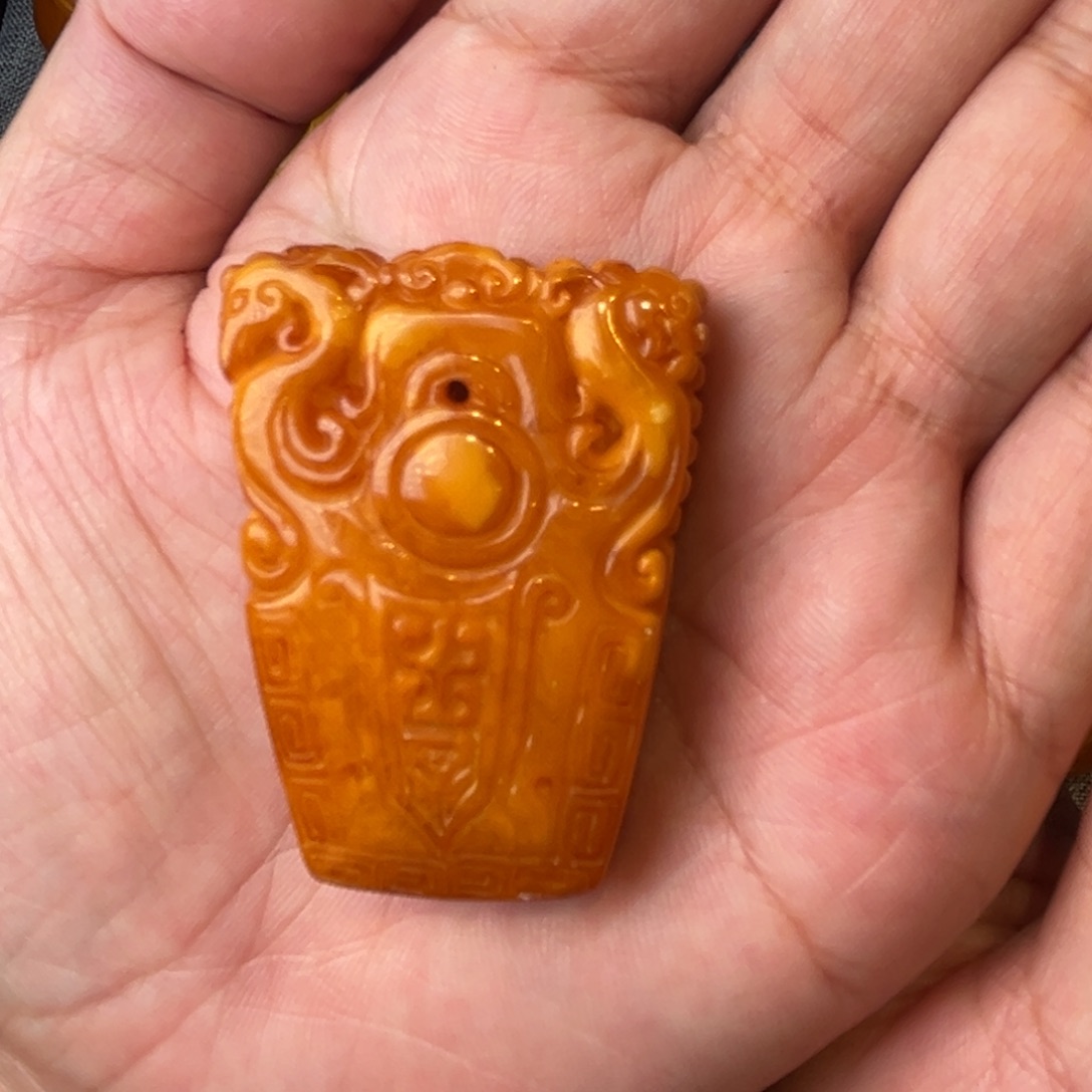 蜜蜡吊坠(不含链)未镶嵌