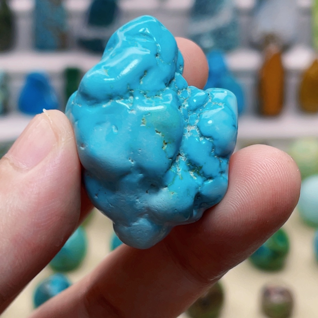 未镶嵌绿松石珠宝奇石