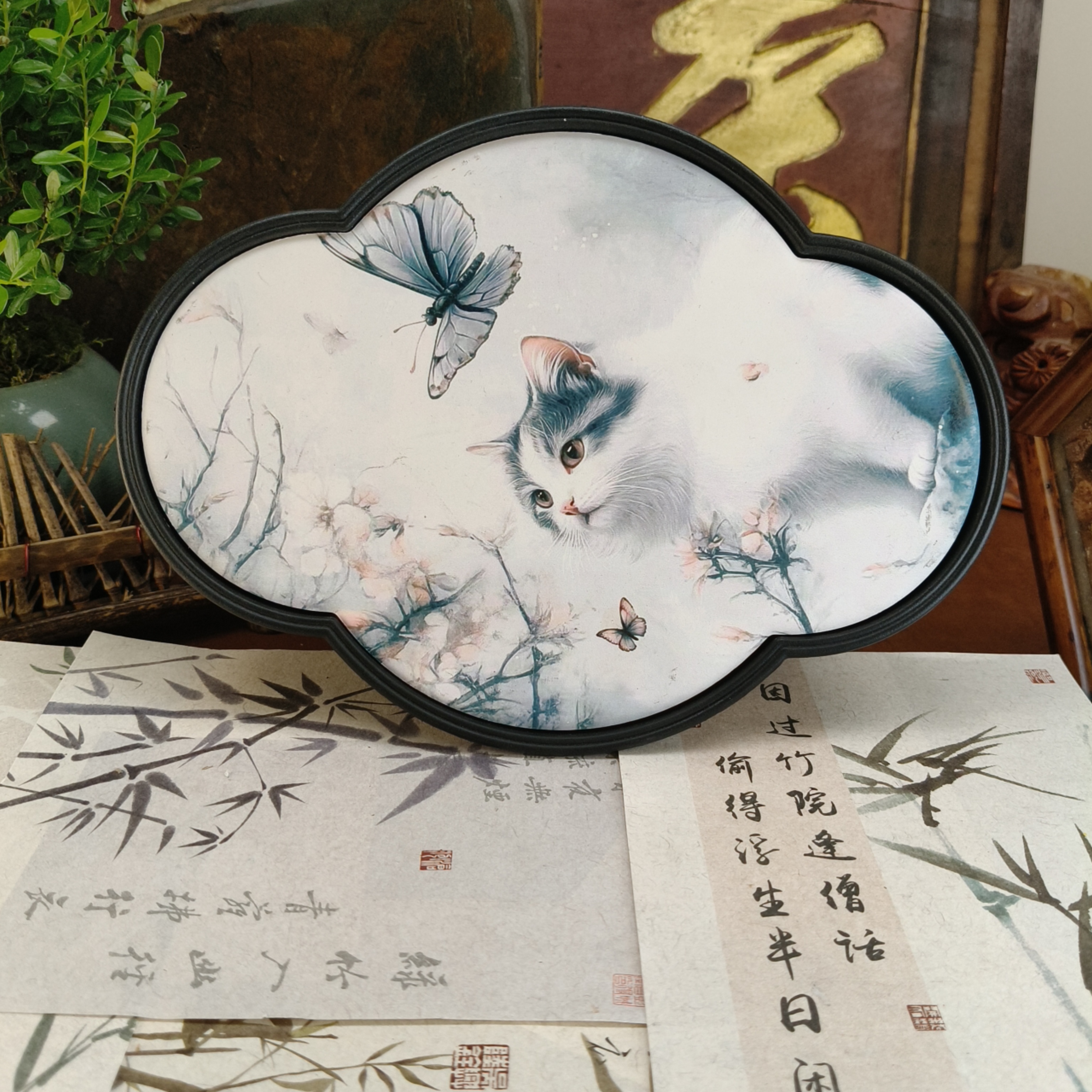 海棠干泡盘【蝶恋猫】-5217-直播专享