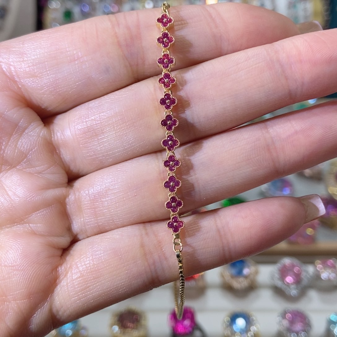 66锆石（处理）抽拉手链