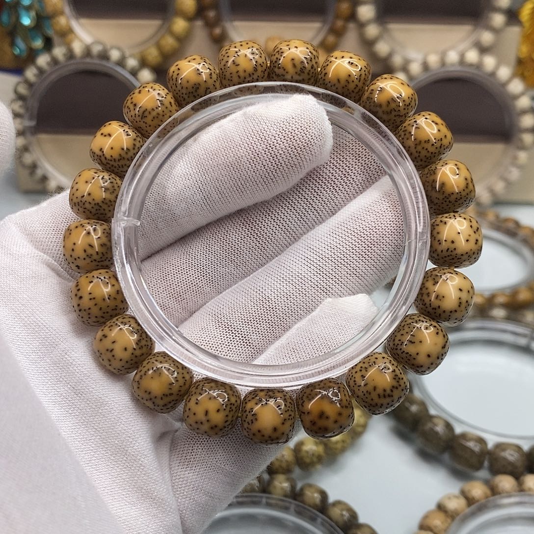 手串星月菩提10×11一物一图原生态同枝老沉籽小细星福利