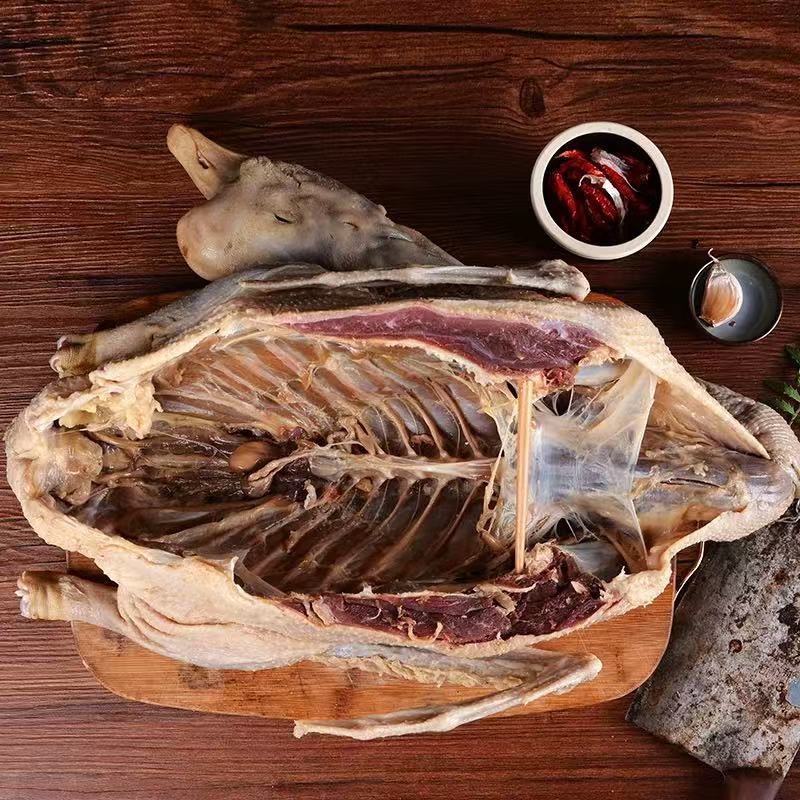 咸鹅 皖西整只大白鹅自然风干 农家腌制土特产安徽腊肉