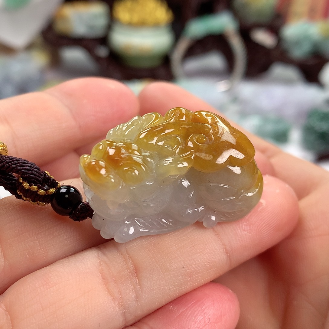 【闪购商品】翡翠颈饰未镶嵌翡翠貔貅