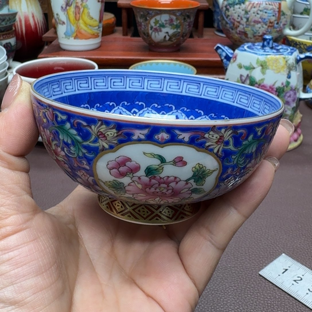 瓷片景德镇仿古手工制作精品展示