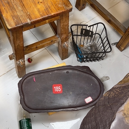 端砚石宋坑平板茶盘