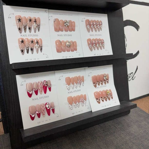 （直播间过款链接）穿戴甲纯手工制作气质名媛美甲