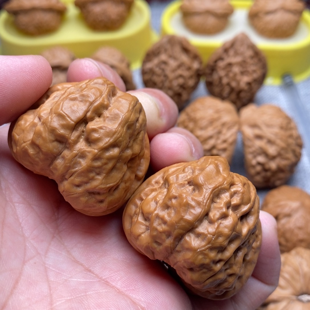 文玩核桃把件厕***莲38延庆蛙