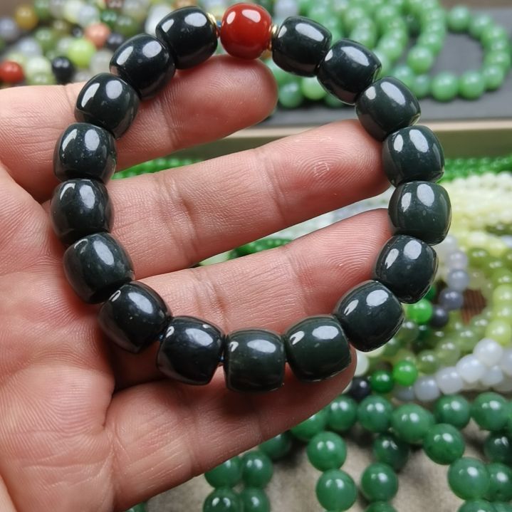 和田玉未镶嵌手链