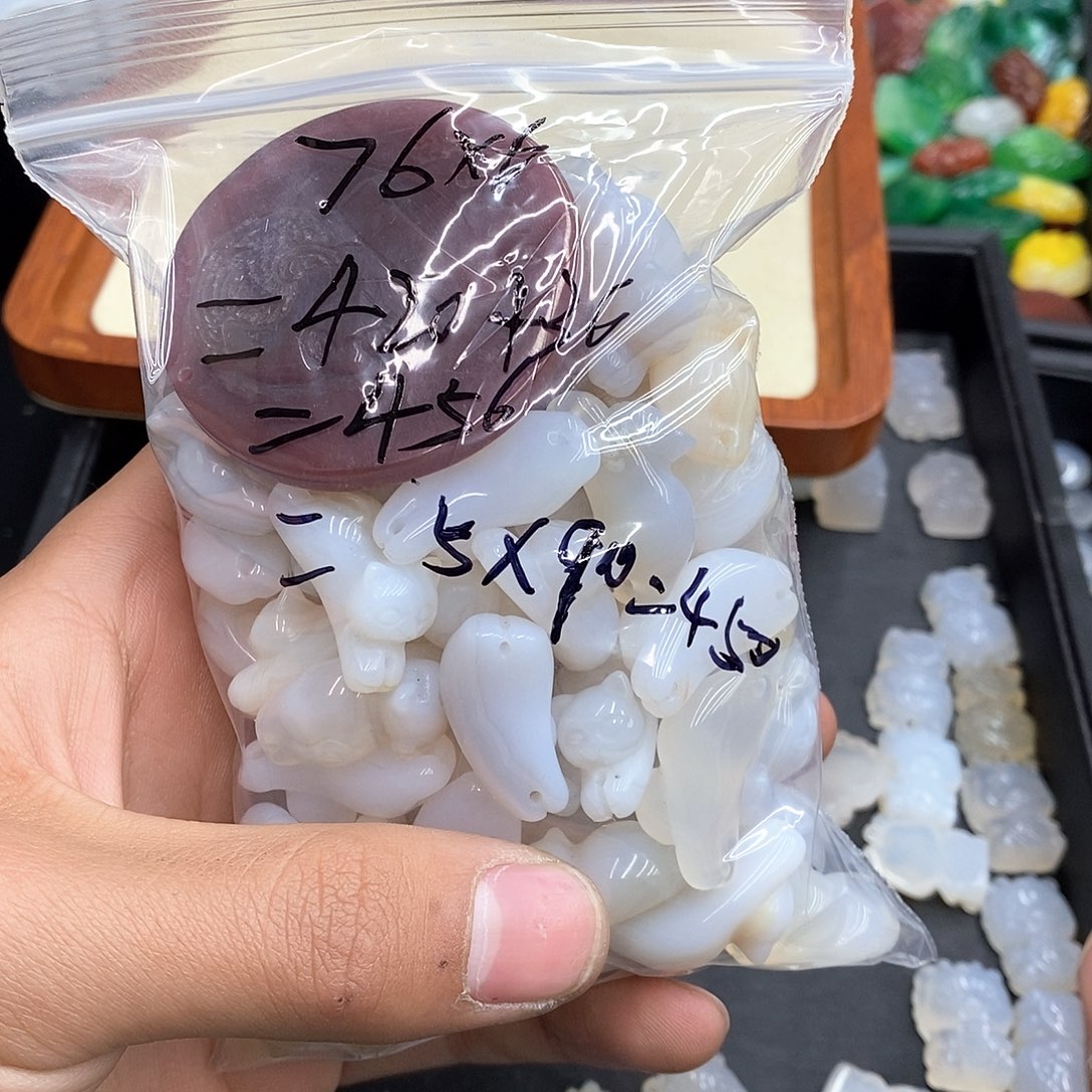 玛瑙/玉髓珠宝半成品合金就****啦
