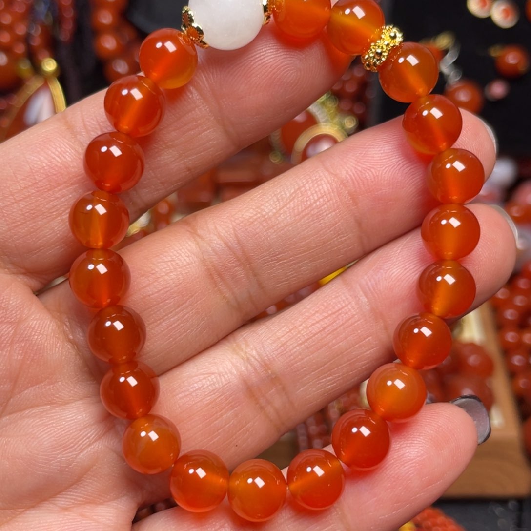 玛瑙/玉髓手链合金