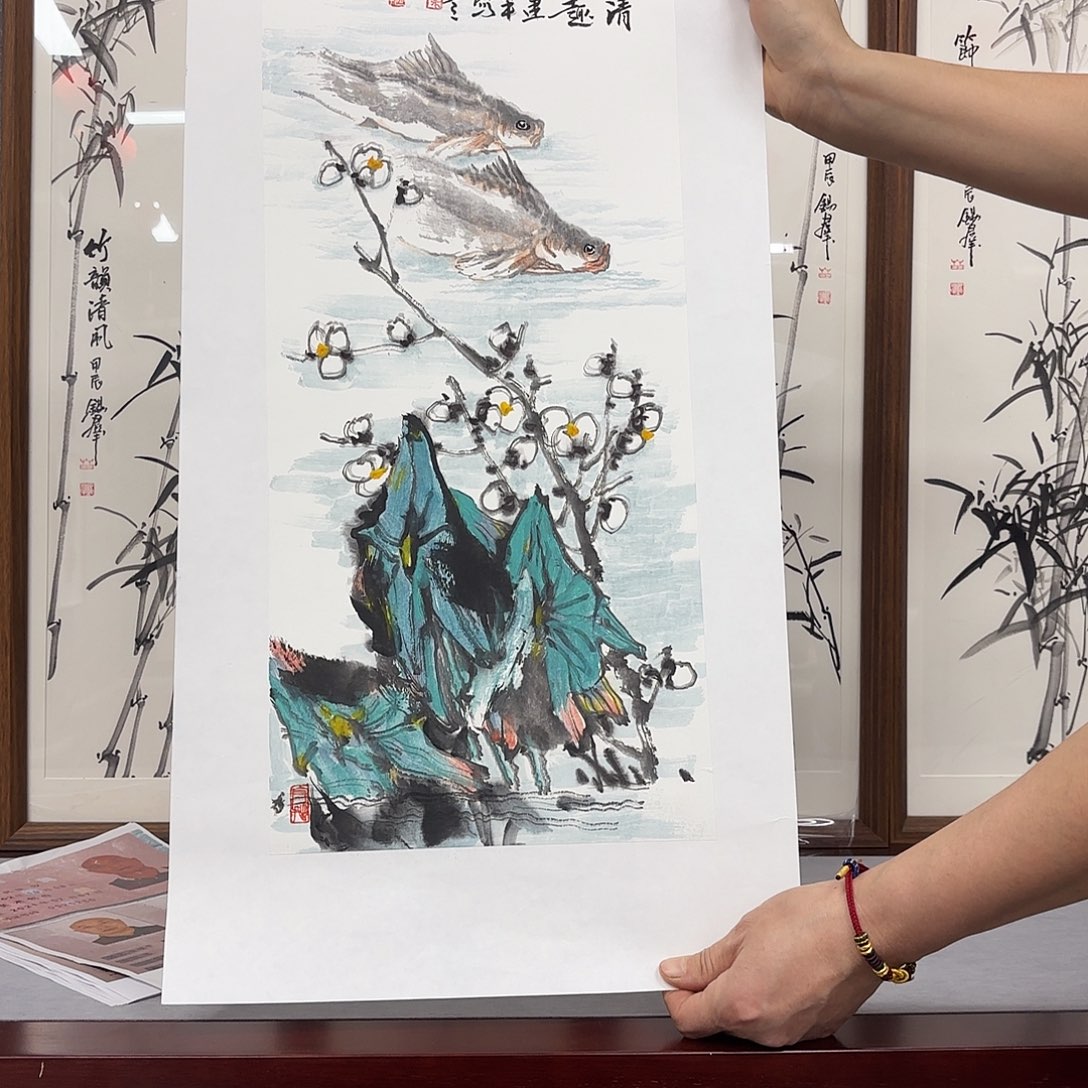国画亲笔手绘原创