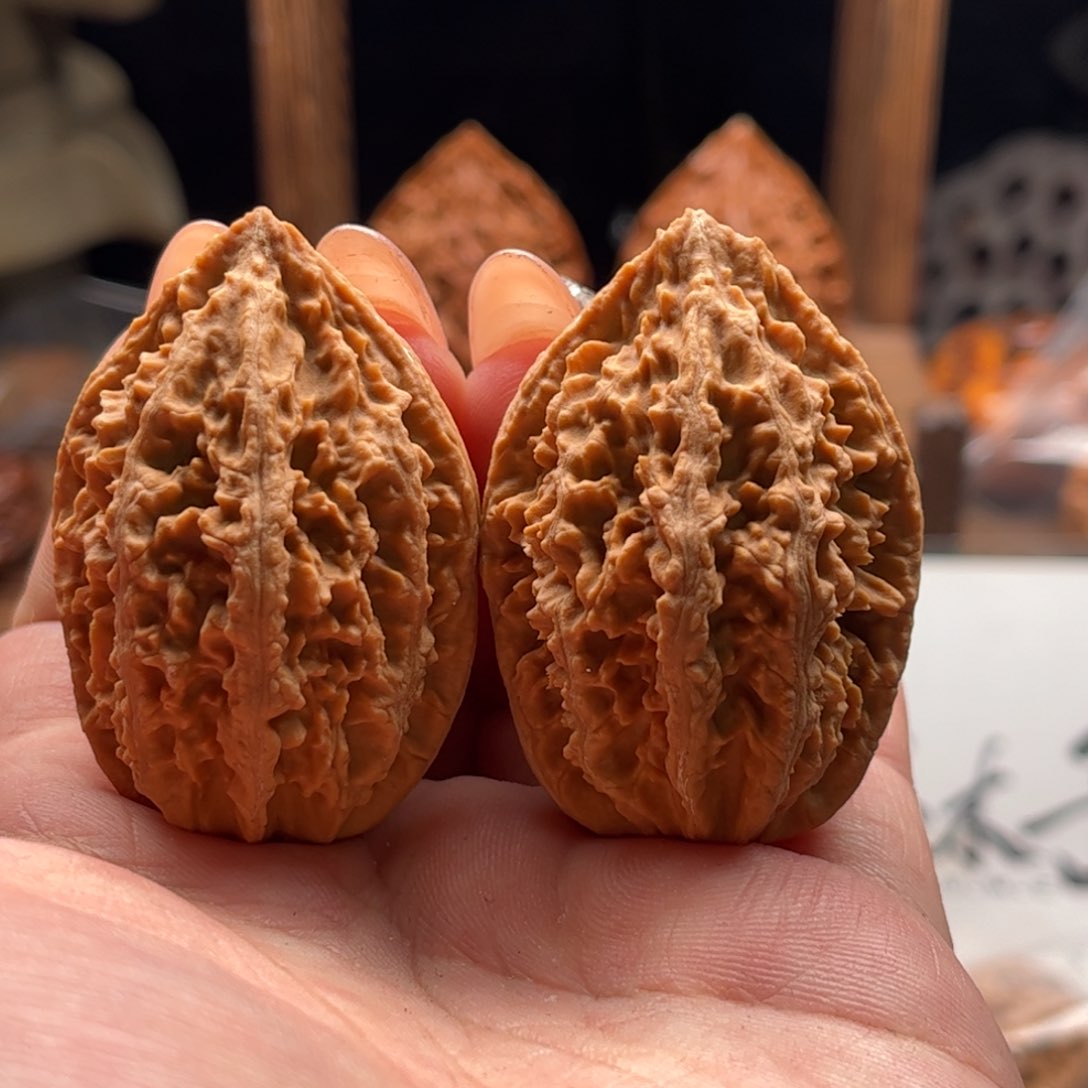 文玩核桃把件关东木子家楸大胖76