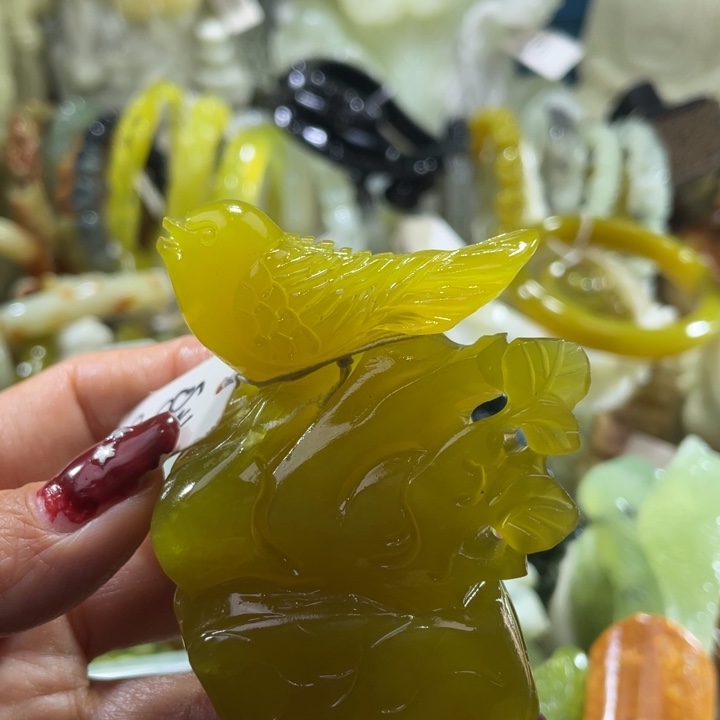 岫玉未镶嵌摆件摆件