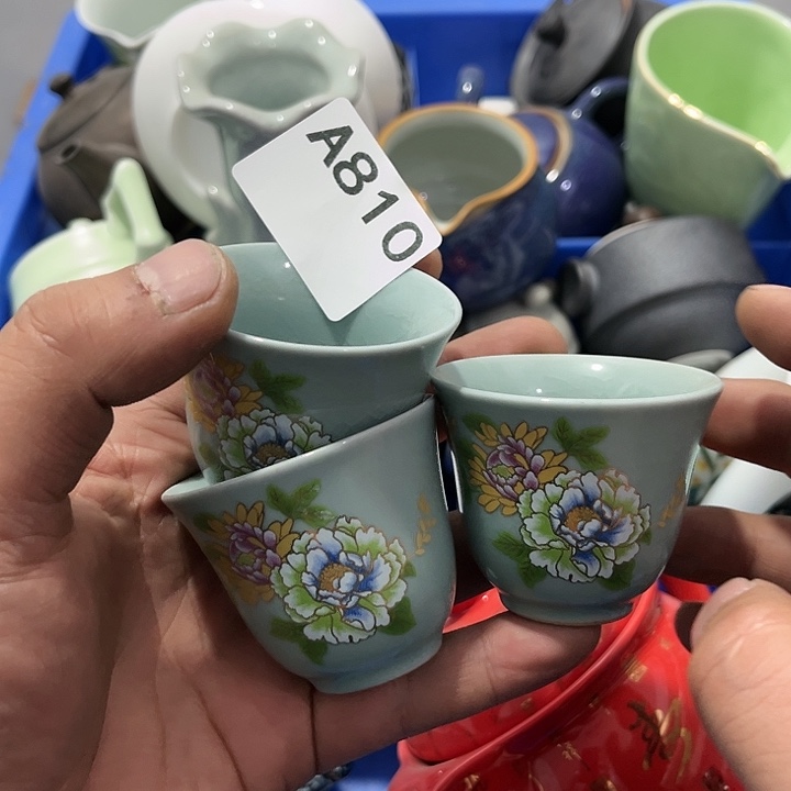 茶具默认微瑕瓷器、茶具、壶、摆件，介意勿拍 