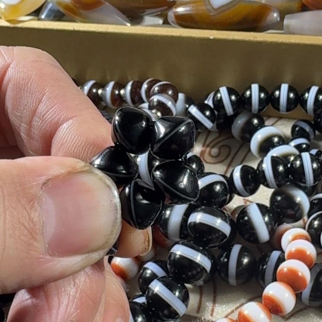 金***水玛瑙/玉髓合金手链