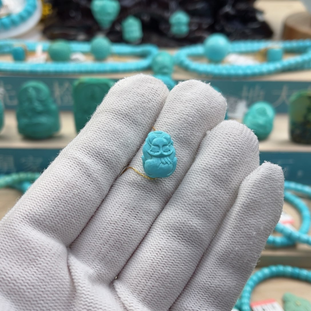 绿松石珠宝奇石未镶嵌