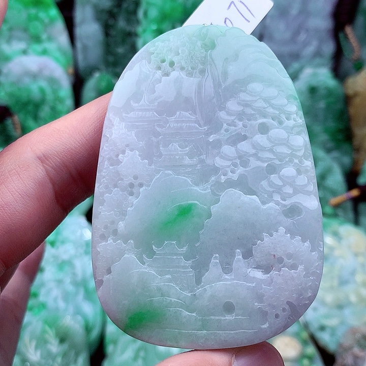 翡翠吊坠(不含链)未镶嵌