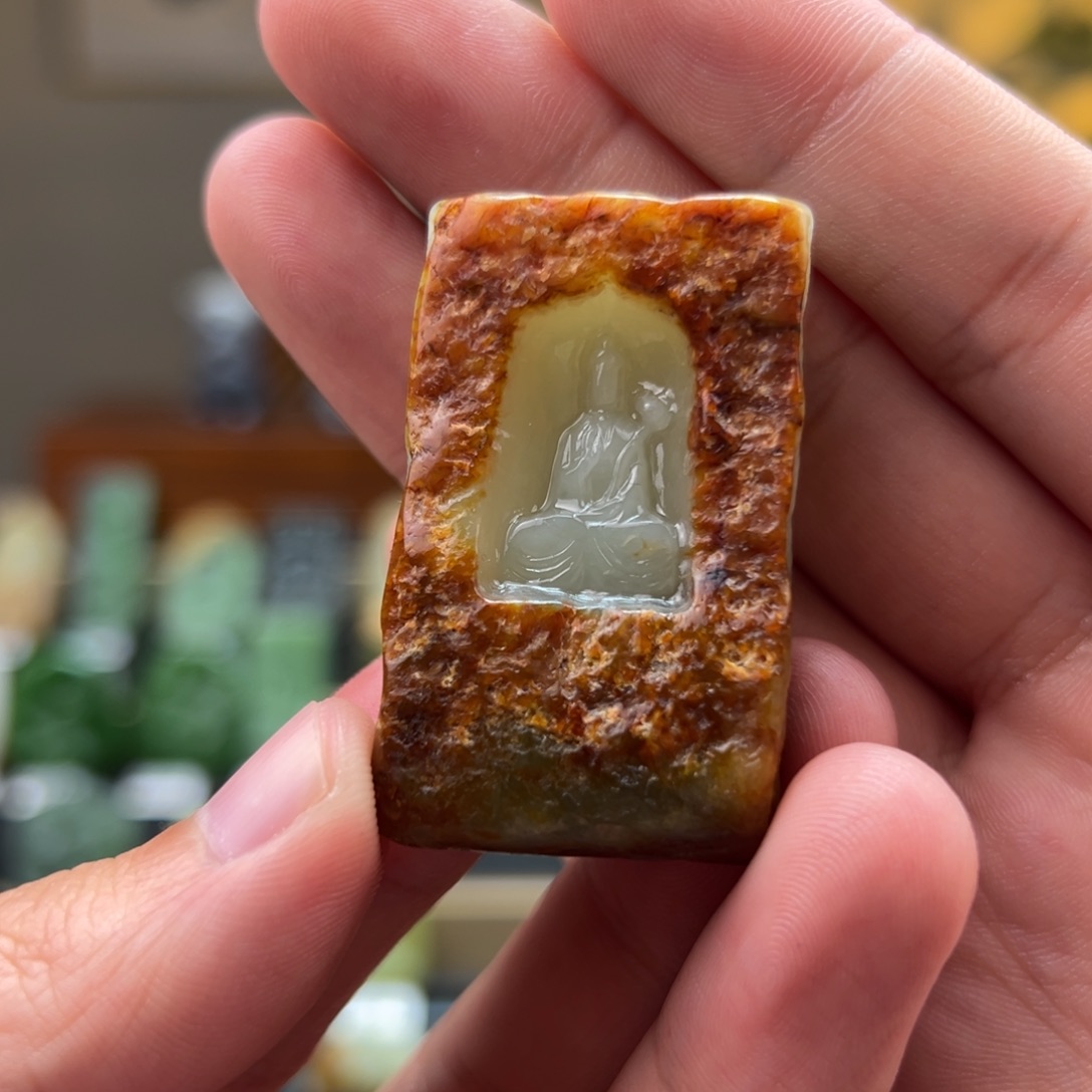 和田玉挂件未镶嵌清*