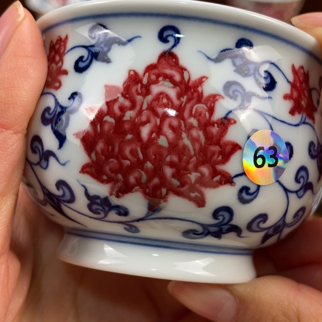 手绘现代茶具非古董