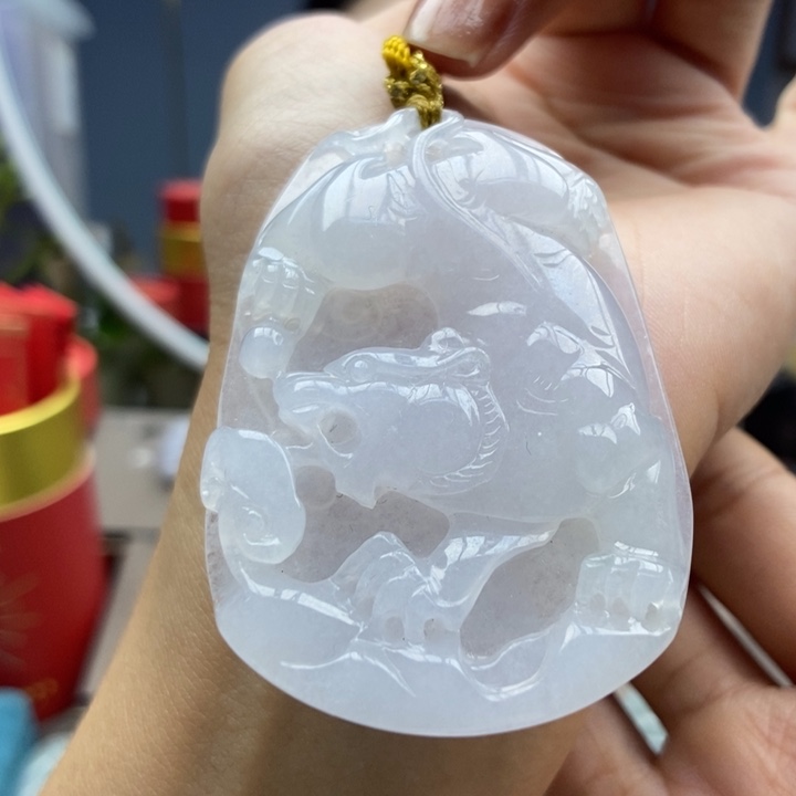 翡翠未镶嵌颈饰吊坠22