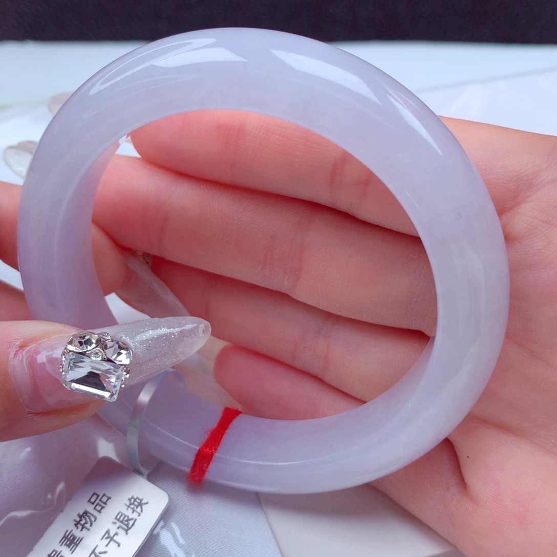 翡翠手镯未镶嵌天然缅甸翡翠A货手镯 43号