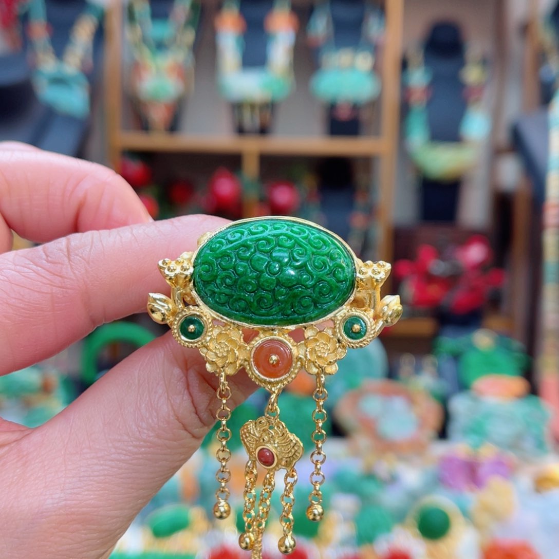 翡翠戒指合金卓*48小时鉴赏期