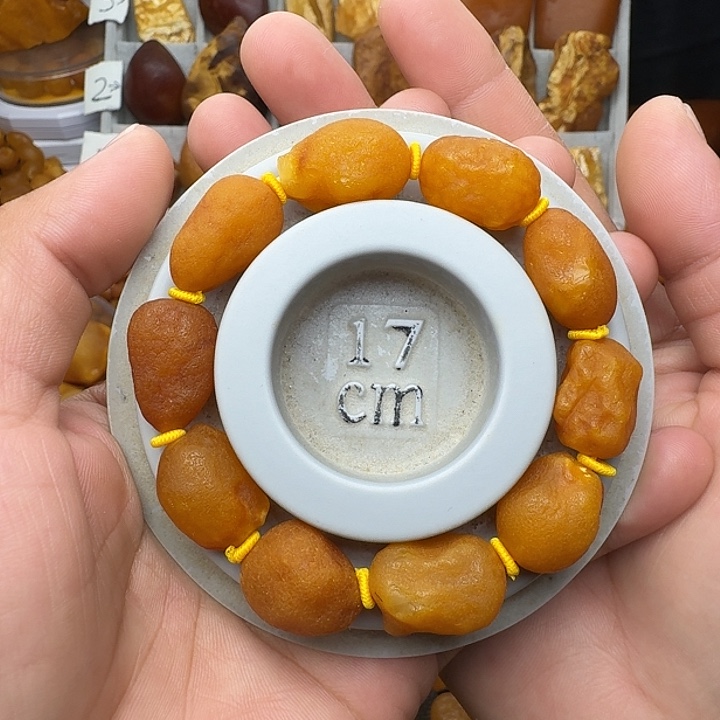 蜜蜡未镶嵌裸石天然蜜蜡手串
