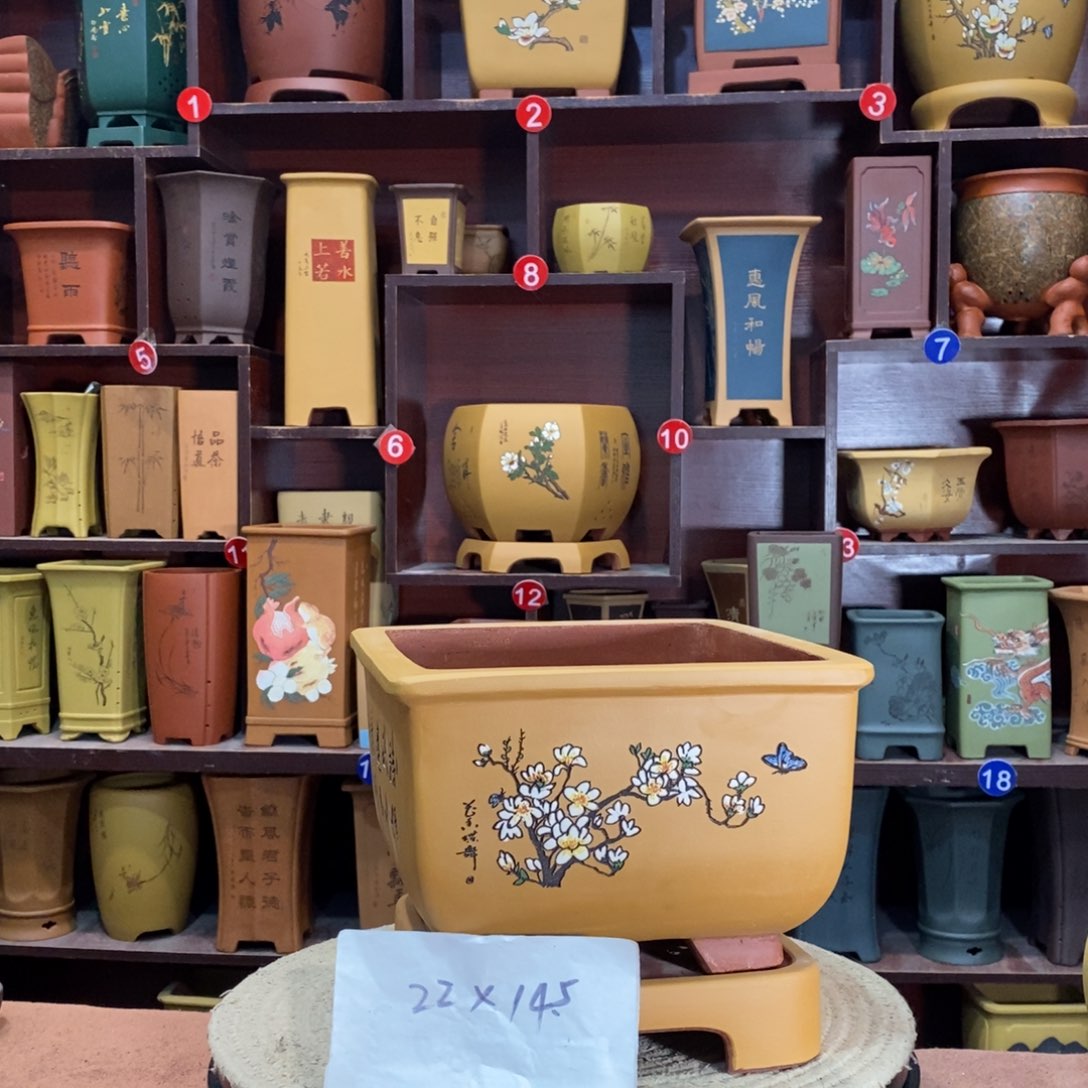 紫砂花盆紫砂花盆