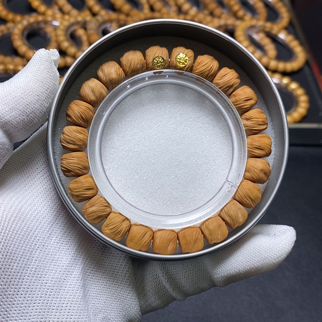 猴头核桃手串18k双标鬼印 11左右 全品 33号