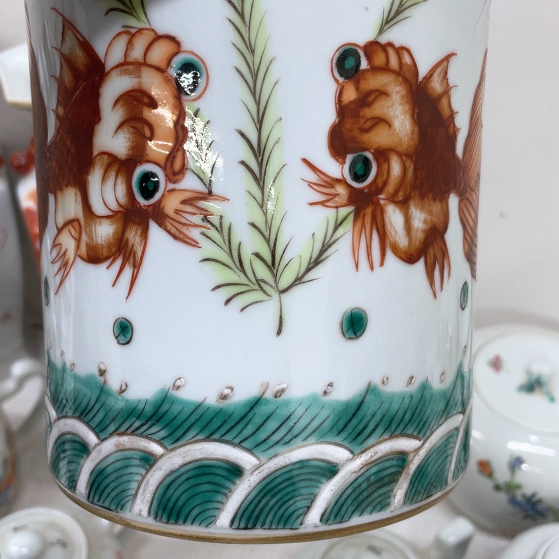 摆件手绘陶瓷作品欣赏