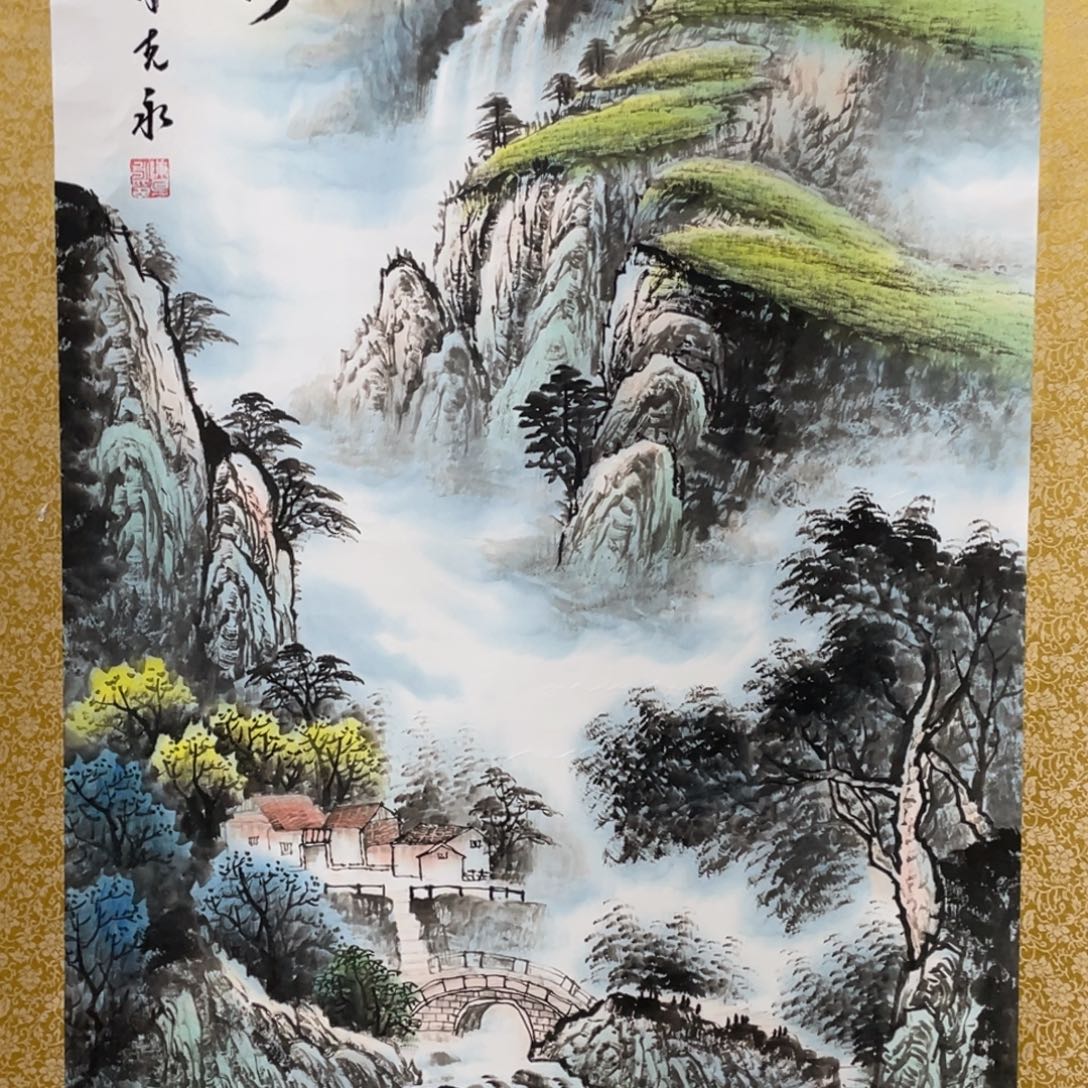 国画老师手笔手绘作品n