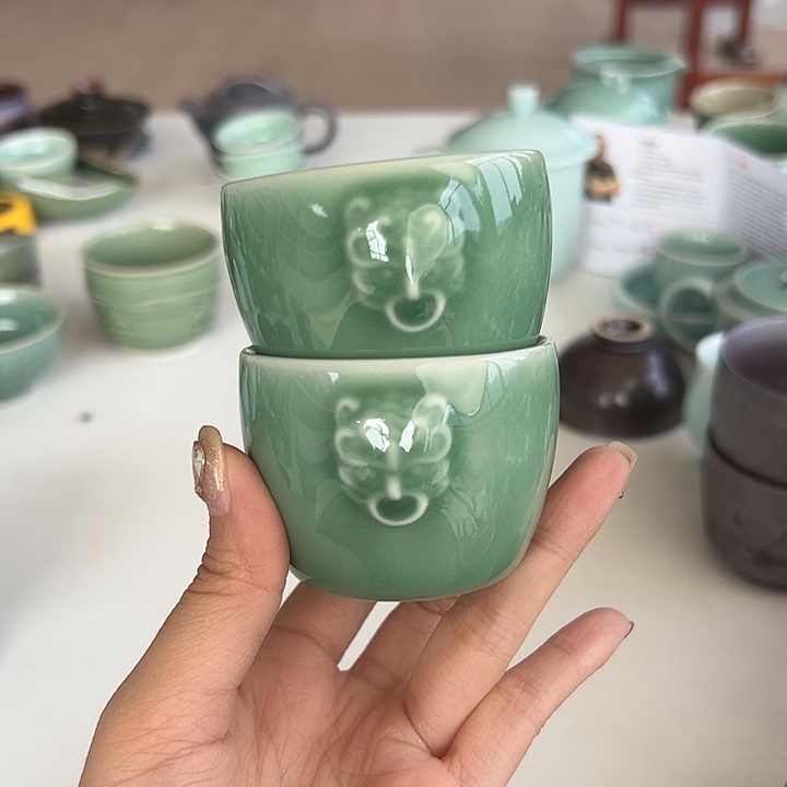 小米茶器龙泉青瓷