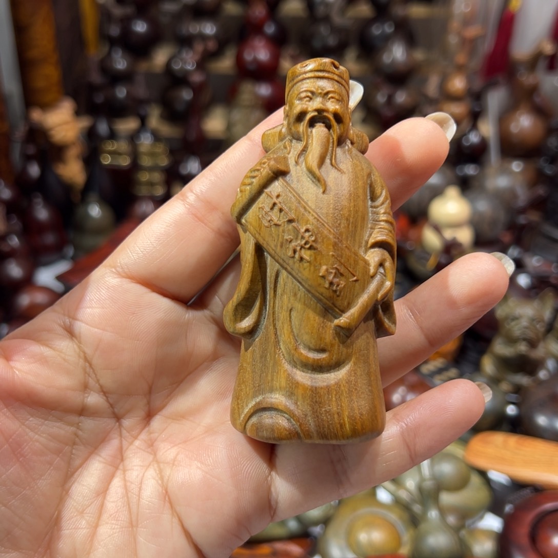 维腊木（绿檀）绿檀绿檀财神