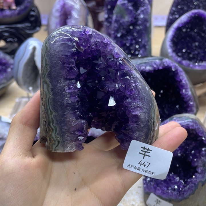 未镶嵌珠宝半成品紫晶
