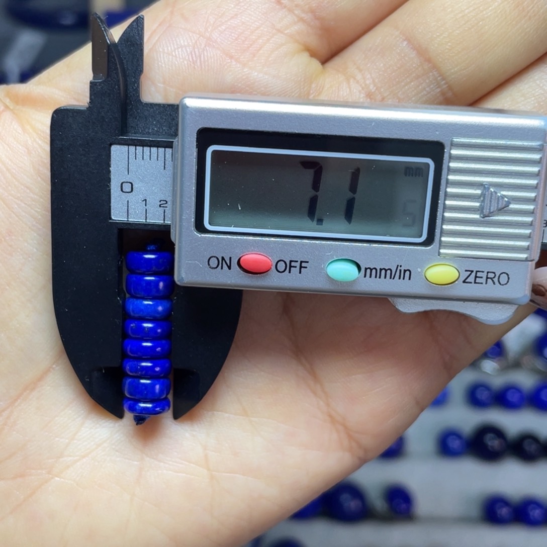 青金石7mm隔片配饰未镶嵌