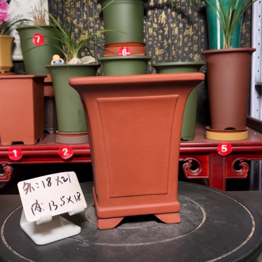 紫砂花盆紫砂花盆