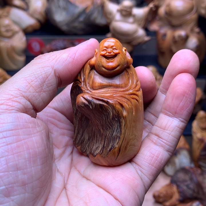 柏木（崖柏）崖柏陈化料手把件