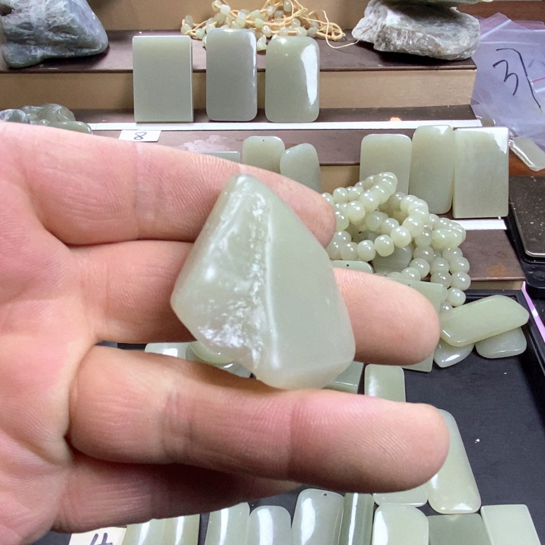 颈饰未镶嵌和田玉静*047