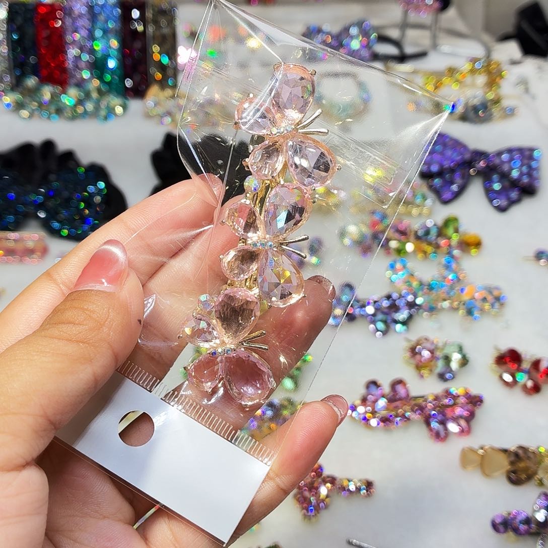 布艺铁合金发饰发夹发夹