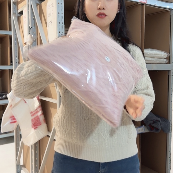 雪山红莲高端羊绒2555粉m