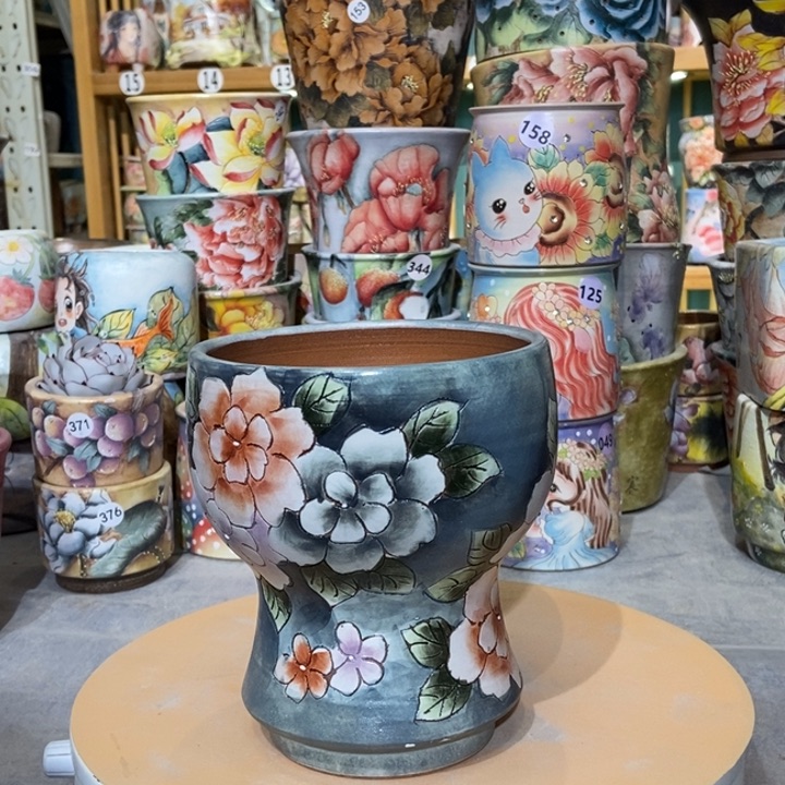 红陶景德镇艺术手绘作品